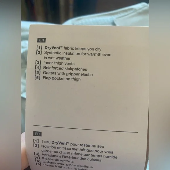 The North Face Blue Woman’s Snow Pants - Picture 5 of 12